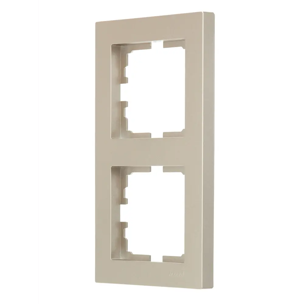 Рамка Lezard Karina Life 2-постная влагозащищенная титановый матовый 89337211 STLM-1569128