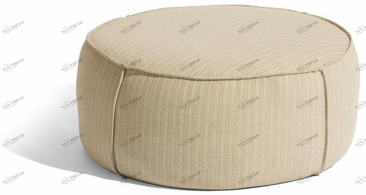 MANUTTI Круглый садовый пуф из ткани Touch Fs-thpf82/fs-thpf52