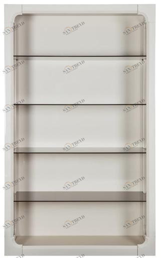 Stylish Club Открытый книжный шкаф из лакированного шпона Cocktail Scf.c22