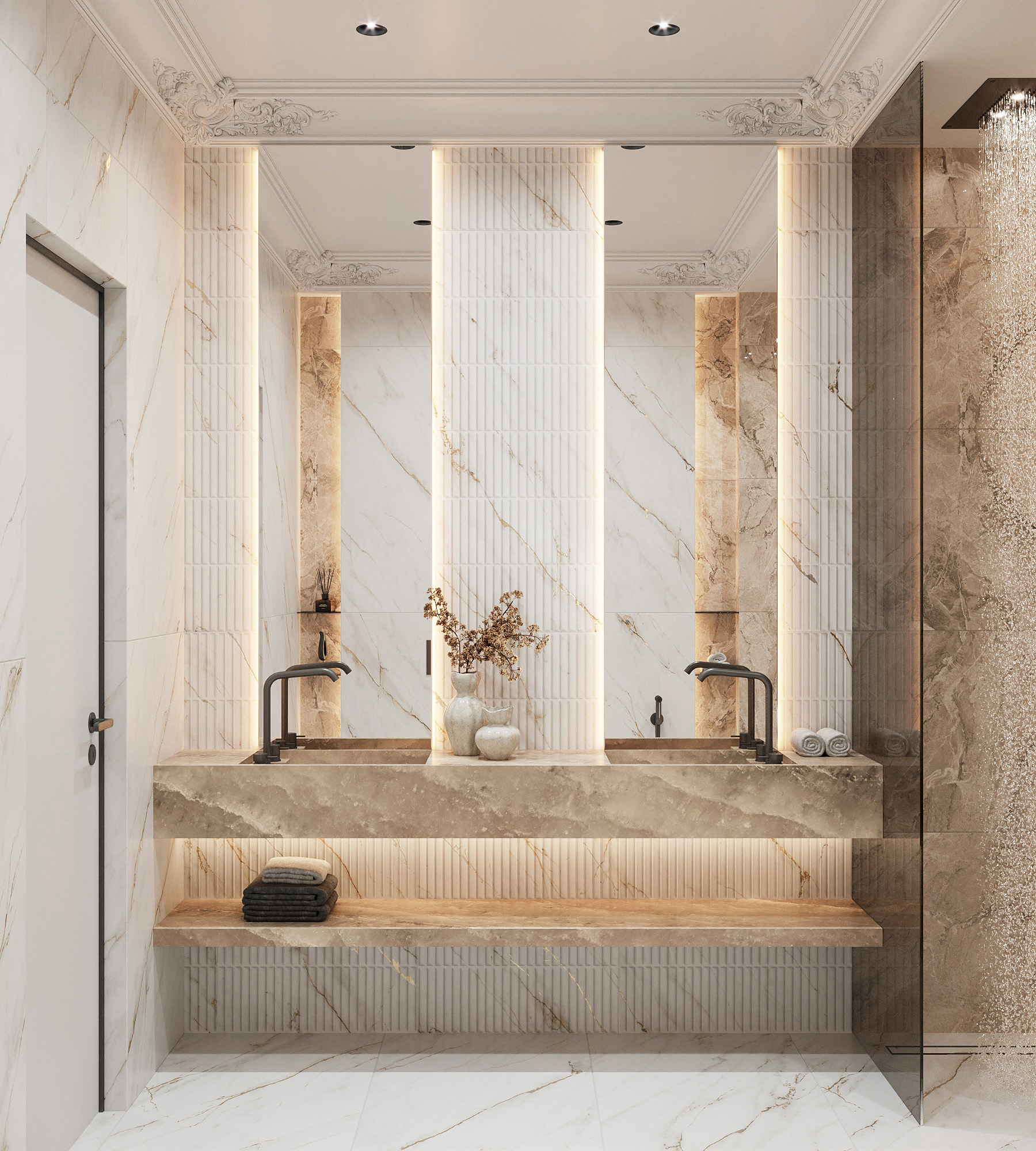 Керамогранит SELVA GOLD DECOR 60х120 Creanza CP4004-D - Вид №1