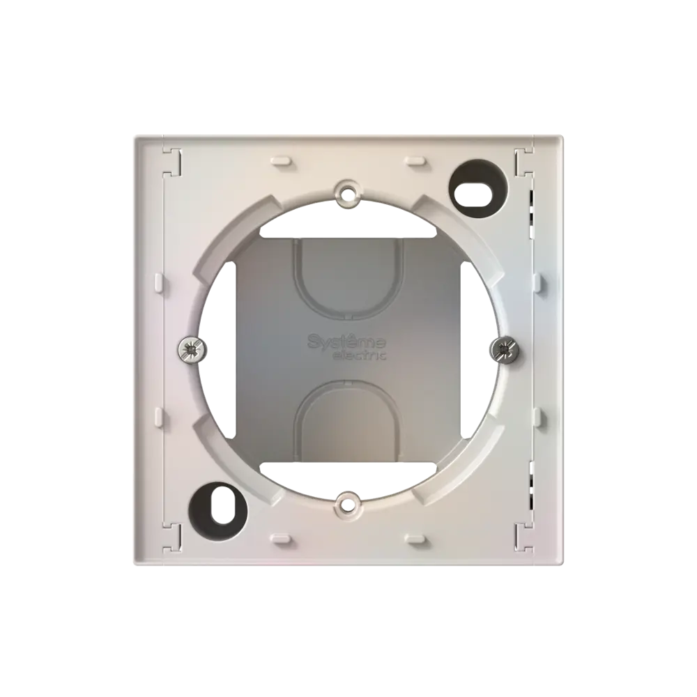 Монтажная коробка под выключатель или розетку Systeme Electric AtlasDesign 85x85 мм IP20 цвет жемчужный 89458820 STLM-2047026  - Вид №3