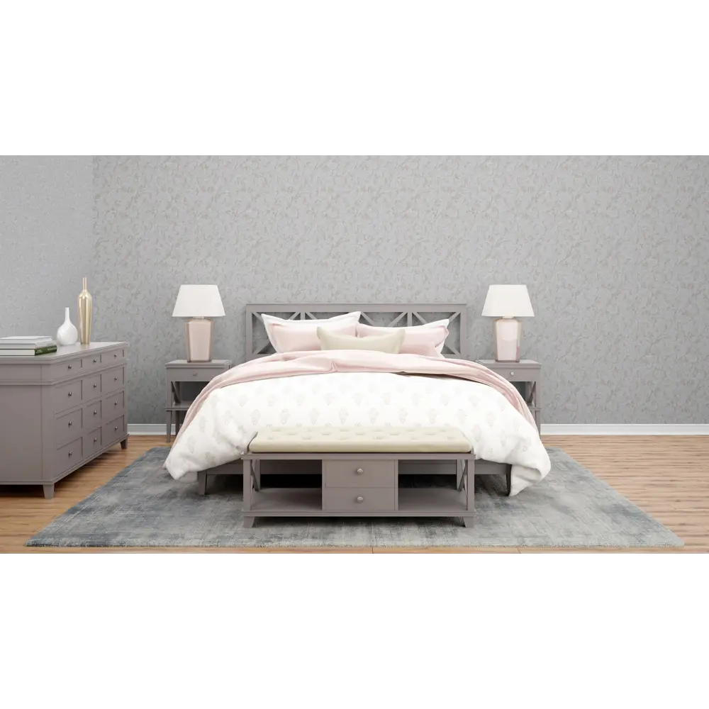 Обои флизелиновые Startdeco Магдалена серые 1.06 м 989327 STLM-2151706 - Вид №2