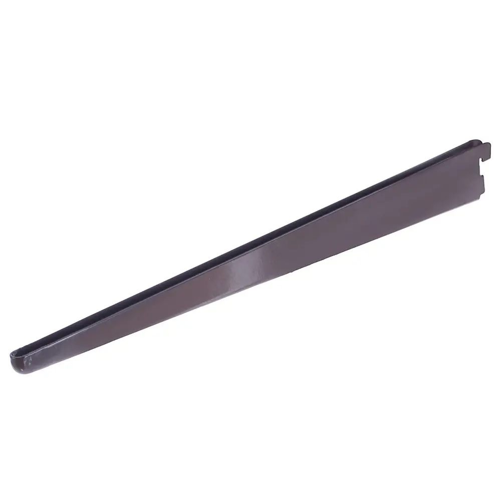 Кронштейн прямой двухрядный Larvij 47 см нагрузка до 30 кг цвет коричневый STLM-2173809 - Вид №1