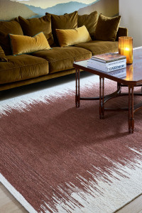 Ковер ручной работы из мешковины