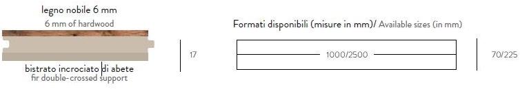 DELBASSO Parquet 3-х слойный паркет в старинном вязе Bottega sun-id-1458206 - Вид №7