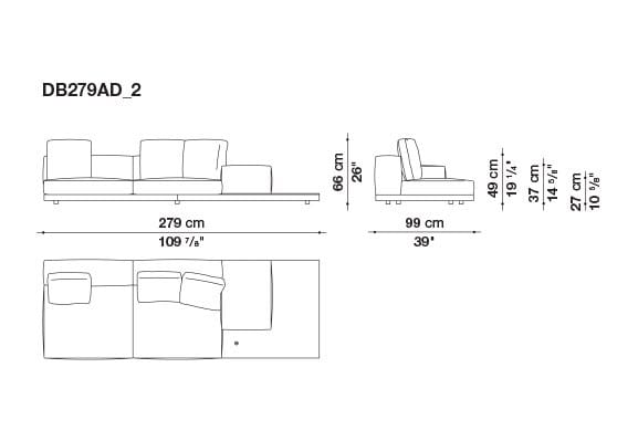 Кожаный диван B&B Italia док ARCH-00106863 - Вид №69