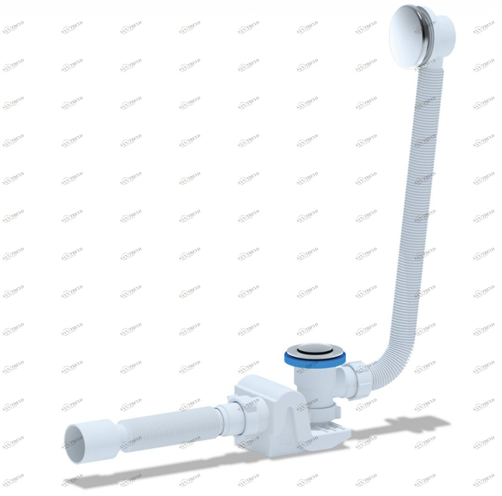 Слив-перелив Cezares с системой "клик-клак" для акриловой ванны CZR-STP2-01 