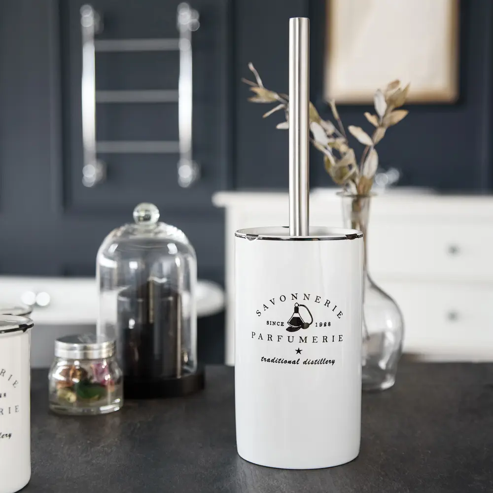 Ёршик для унитаза Wess Parfumer цвет белый чёрный STLM-2136146 - Вид №6