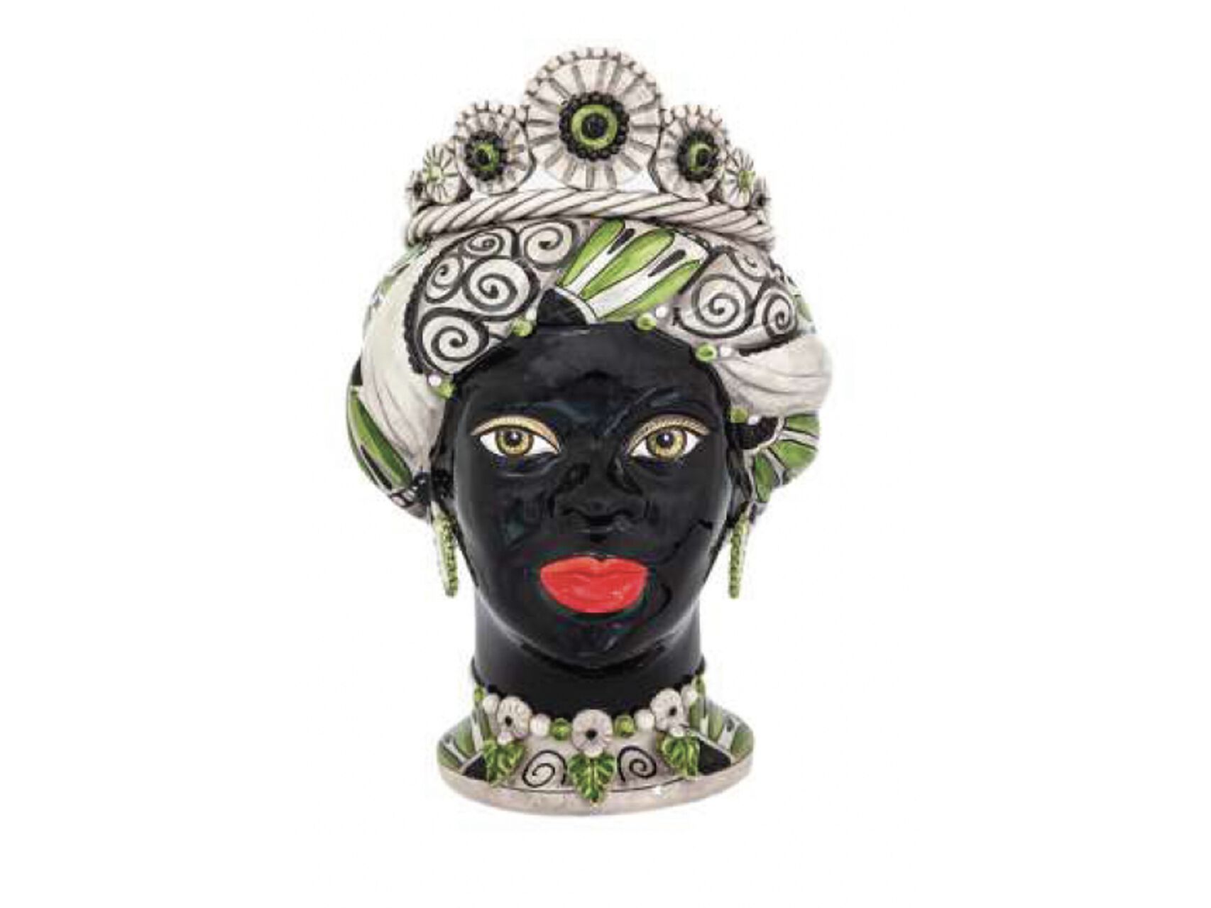 Терракотовая голова Мавра Mosche Bianche головы Моро ARCH-00038589 - Вид №1