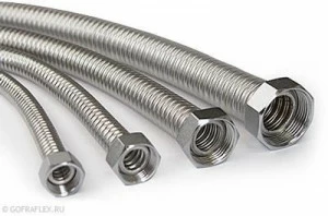Гибкая подводка из нержавеющей стали 2 1/2 дюйма, GF65/1200 Flexible hose Россия