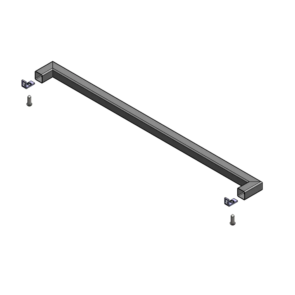 80135888 Рейлинг Delinia ID 90 см сталь цвет чёрный STLM-0013787  - Вид №17