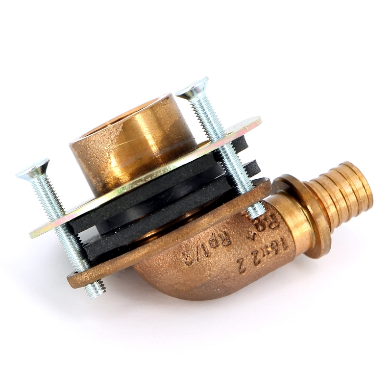 Водорозетка надвижная В латунная REHAU 16 x 1/2" бронза, для гипсокартона 28 мм RAUTITAN 456374 - Вид №2