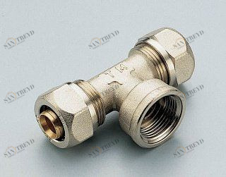 Тройник ВР 26х3/4"x26 TIEMME 1600033