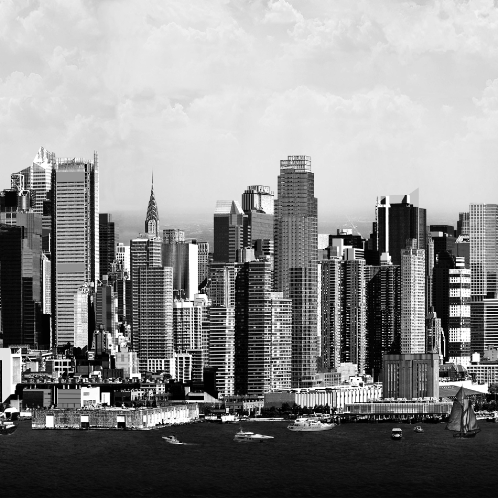 Кухонный фартук АБС Stella Light Мегаполис 600*3000*0,75мм STSR-983