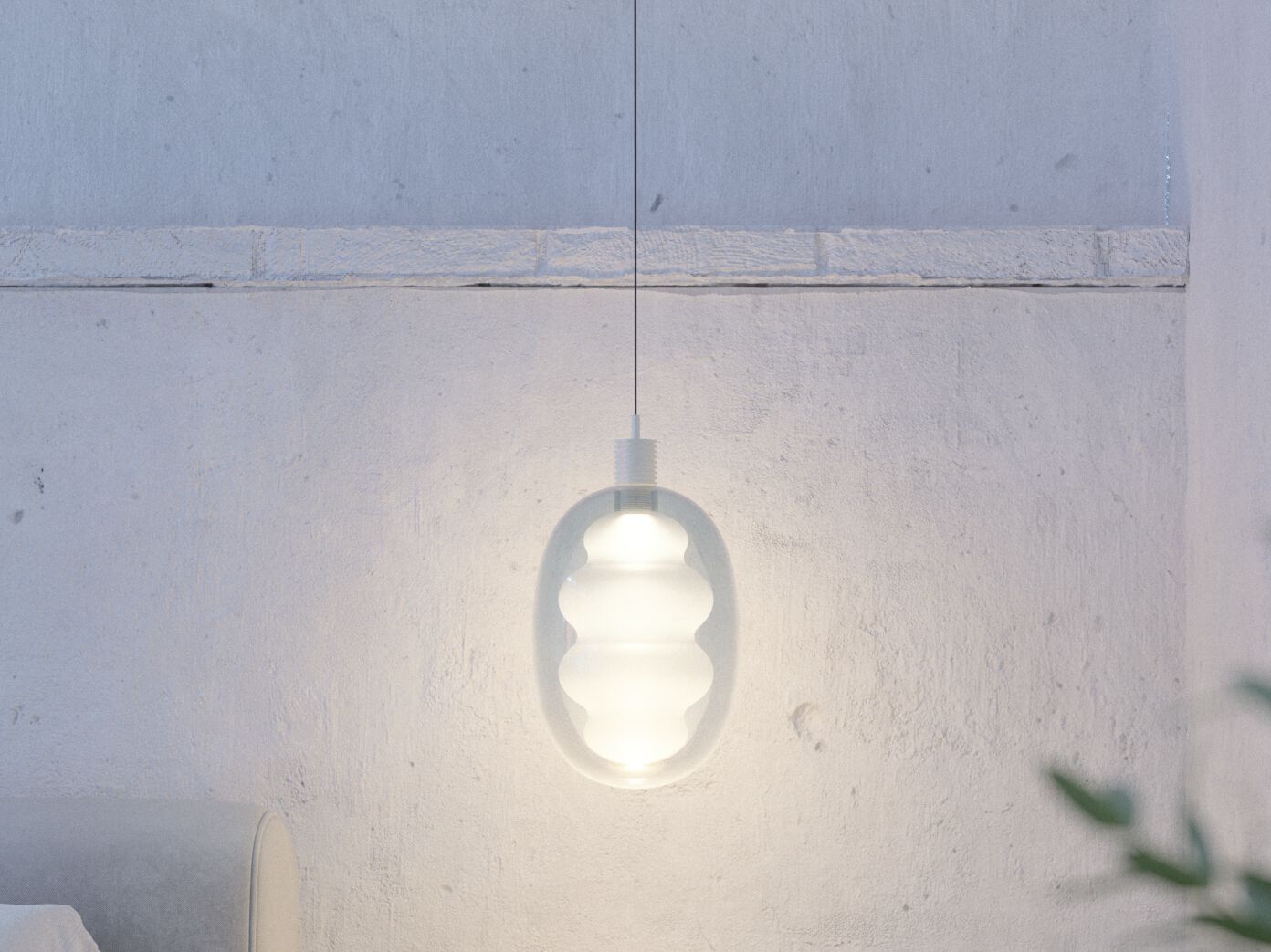 Стеклянный светодиодный подвесной светильник Cangini & Tucci Dalma ARCH-00113875