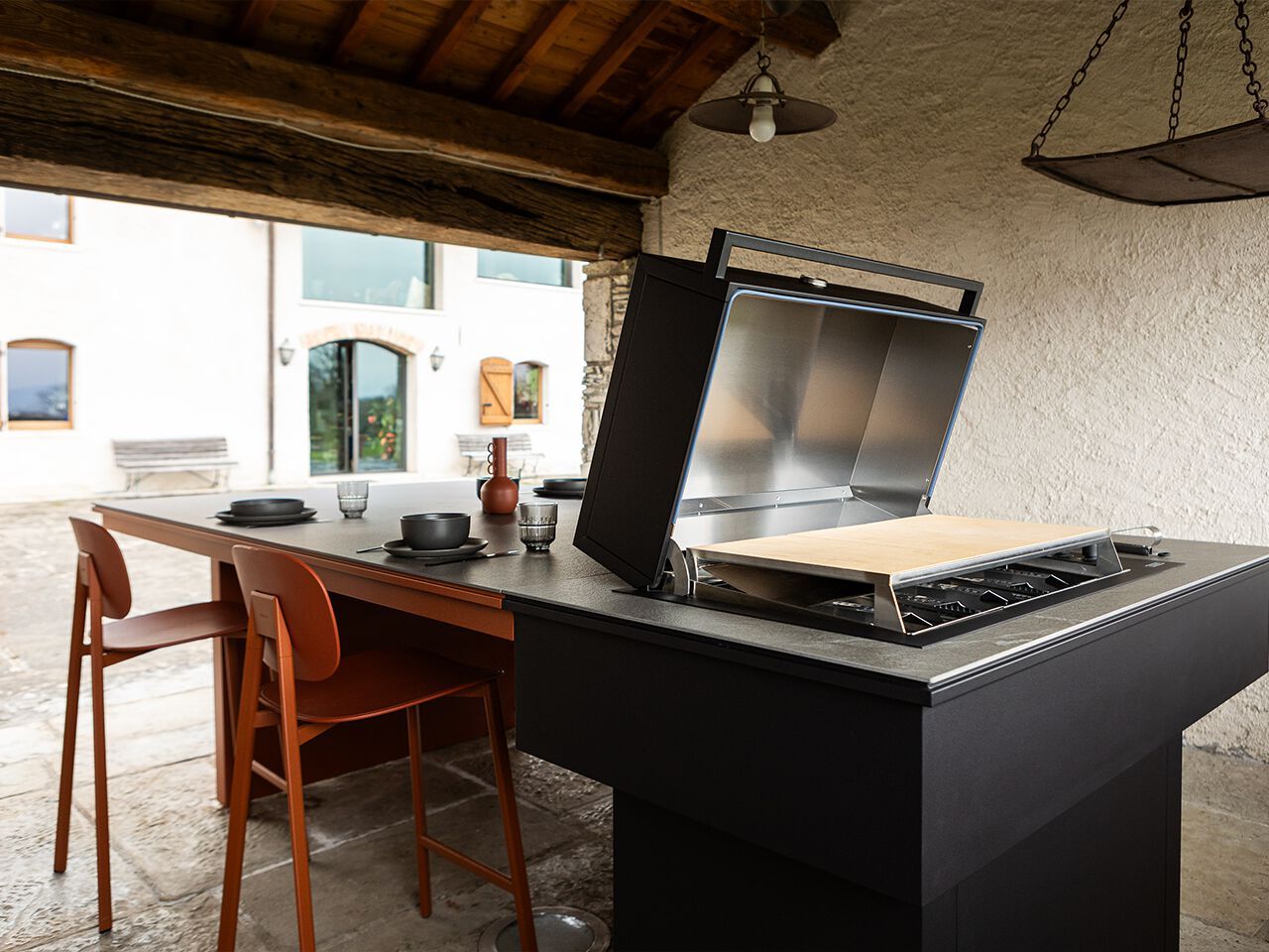 Праздничная кухня на открытом воздухе Fògher NOJARA ARCH-00052270 - Вид №6