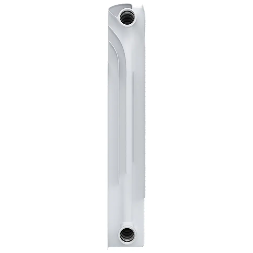 Радиатор секционный Monlan Bimetal 500/80 13 секций боковое подключение биметалл белый STLM-2072524 - Вид №2