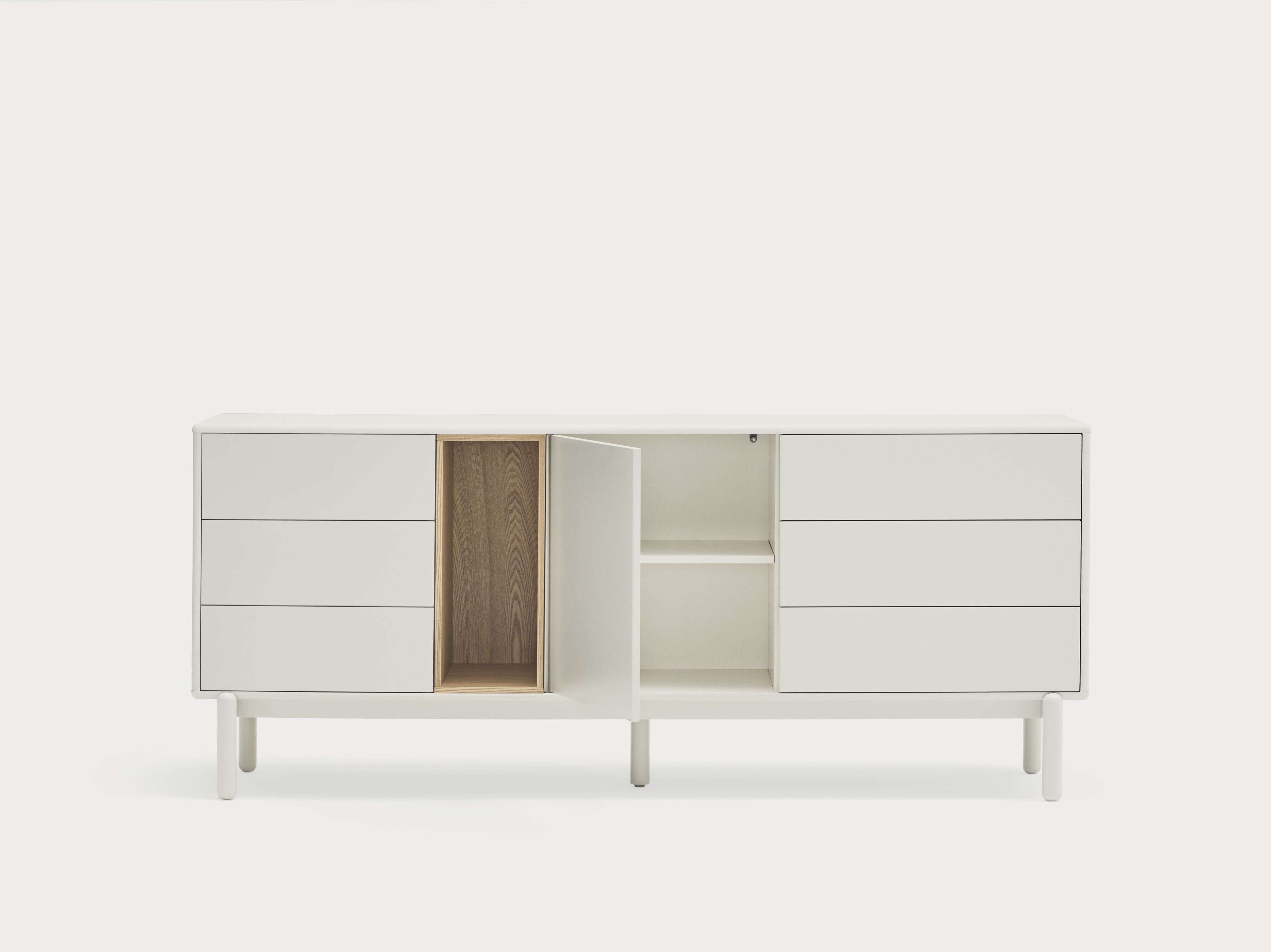 Шкаф из МДФ с распашными дверцами и ящиками TEULAT Corvo ARCH-00138554 - Вид №16