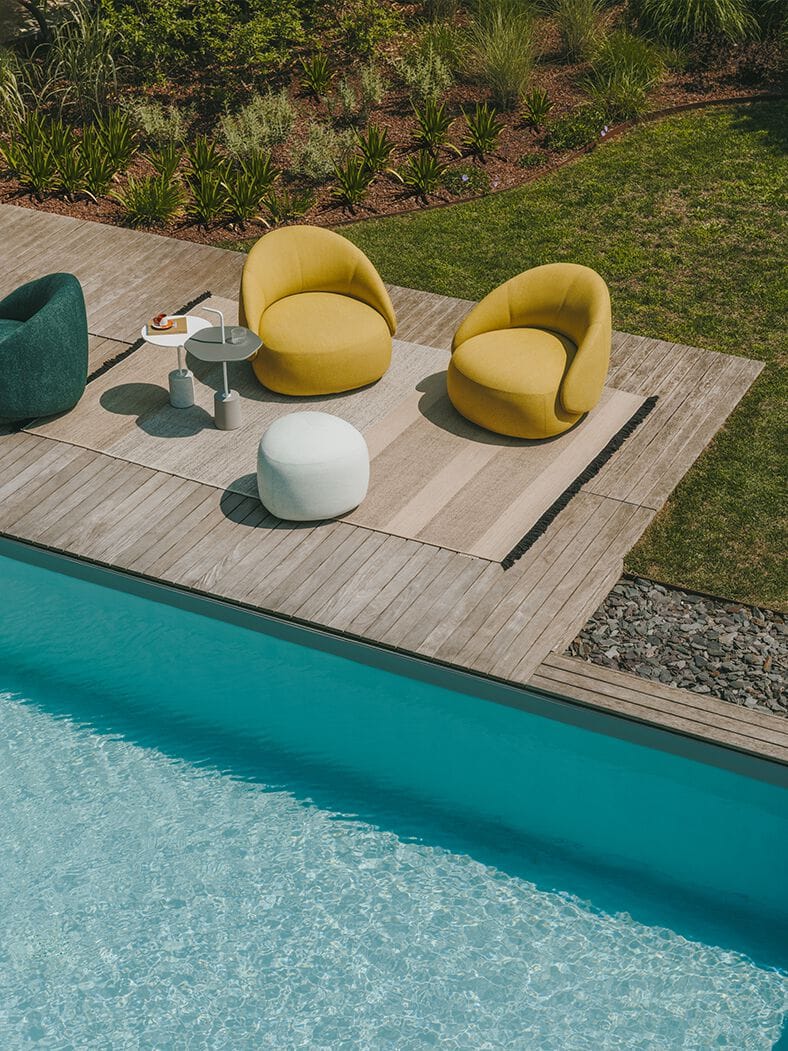 Ткань съемный сад пуфик Lapalma KIPU OUTDOOR ARCH-00102720 - Вид №30