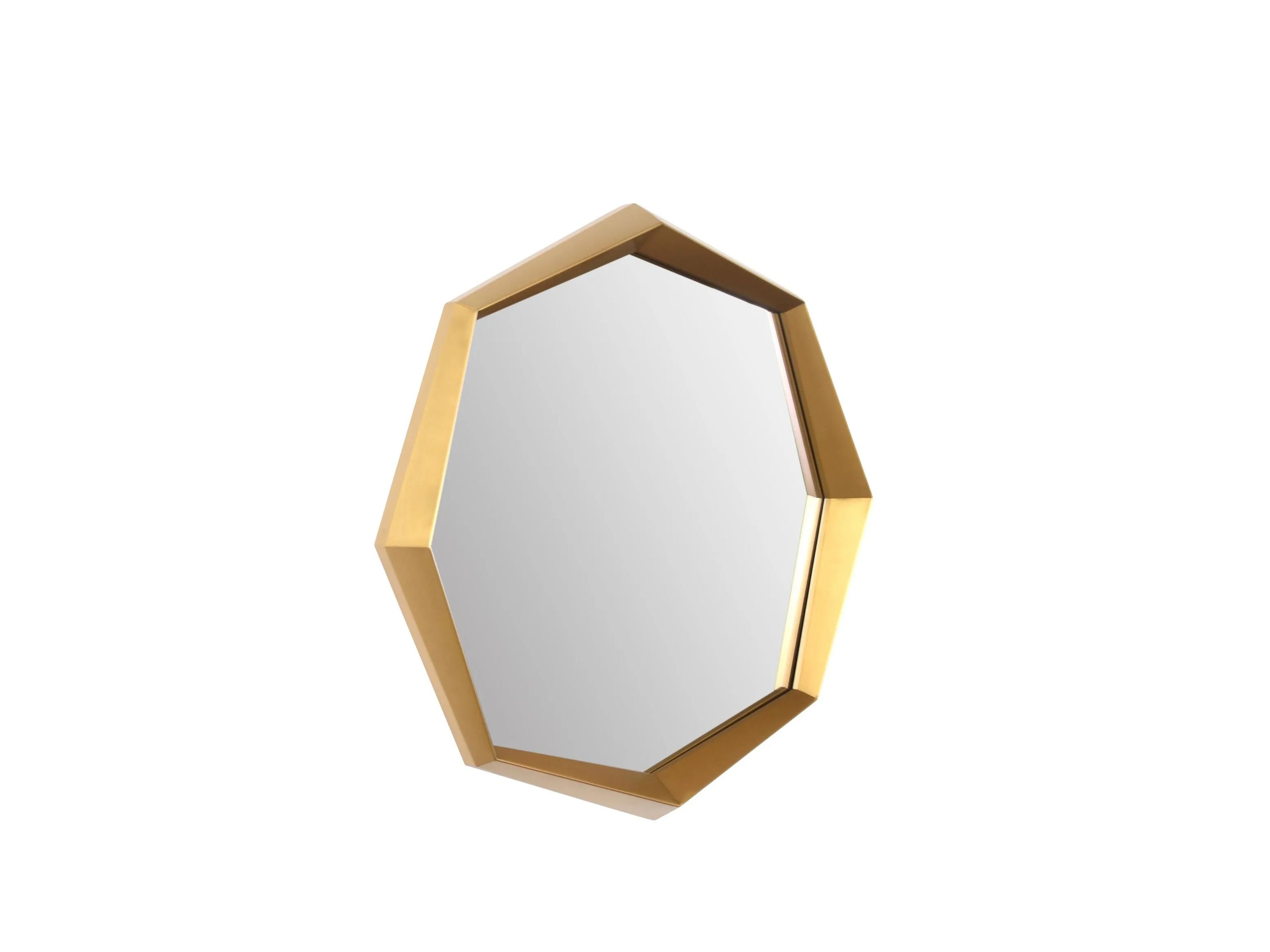 Настенное зеркало из нержавеющей стали и стекла с рамкой BIZZOTTO GURSKY ARCH-00135011 - Вид №3