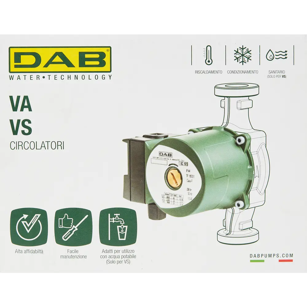 Насос циркуляционный DAB VA 65/180X 190 мм STLM-2084455 - Вид №5