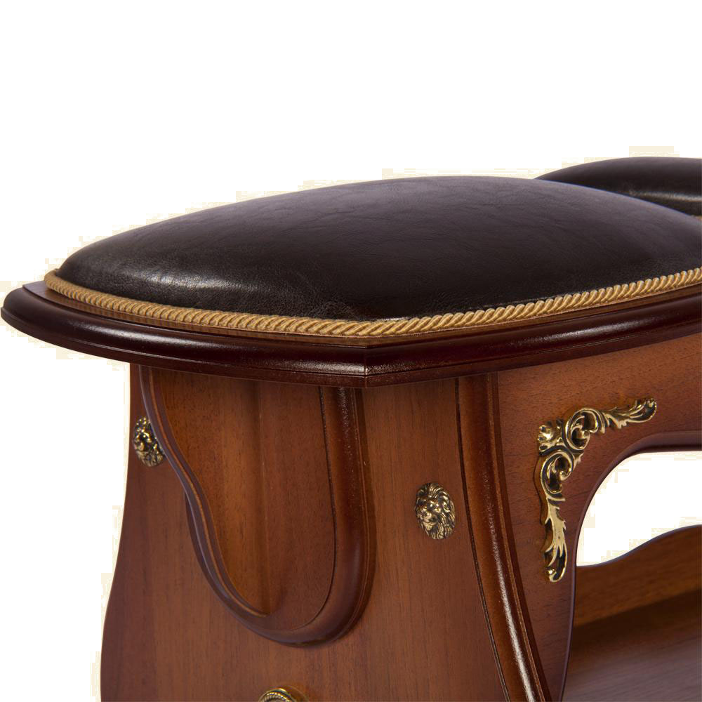 11138 Скамья 3-секционная большая Шоколад BOGACHO 4627138219423 - Вид №3