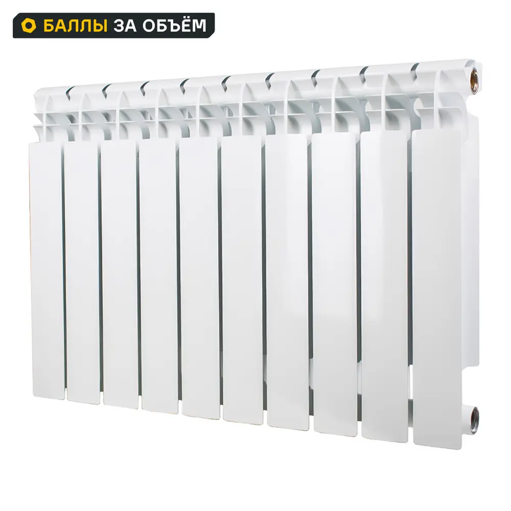 Биметаллический радиатор LE HEAT Bimetal 500/100 на 10 секций 89423761 STLM-1565289