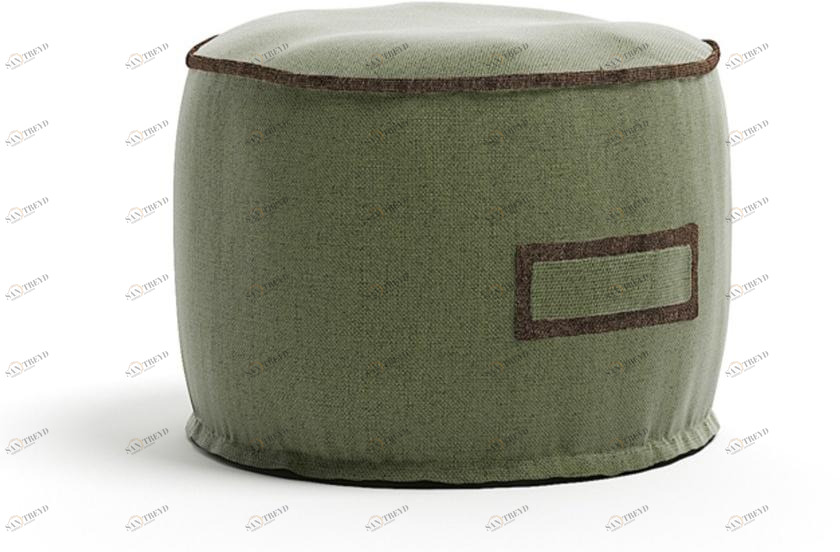 Atmosphera Круглый садовый пуф из технической ткани со съемной крышкой Soft Cx.sf.pfd60