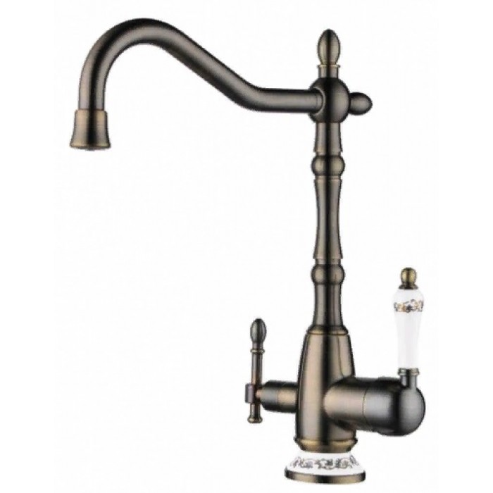 Zorg ZR 312 YF-50 Antuque Смеситель для кухни Zorg 355х230 мм  - Вид №1