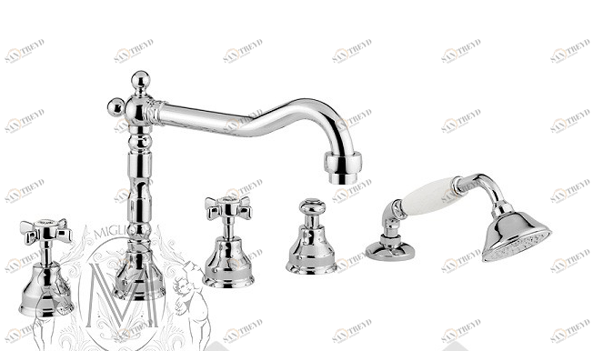 Смеситель MIGLIORE Princeton ML.PRN-880.CSCR для ванны/душа - состареный хром 