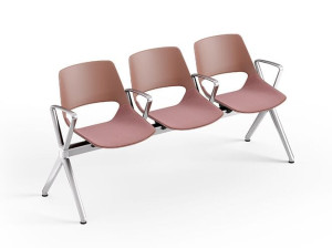 Сиденье на пластиковом напольном баре с подлокотниками