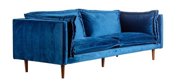 Диван Charlotte прямой синий UNICO ДИЗАЙНЕРСКИЕ 249045 Синий  - Вид №1