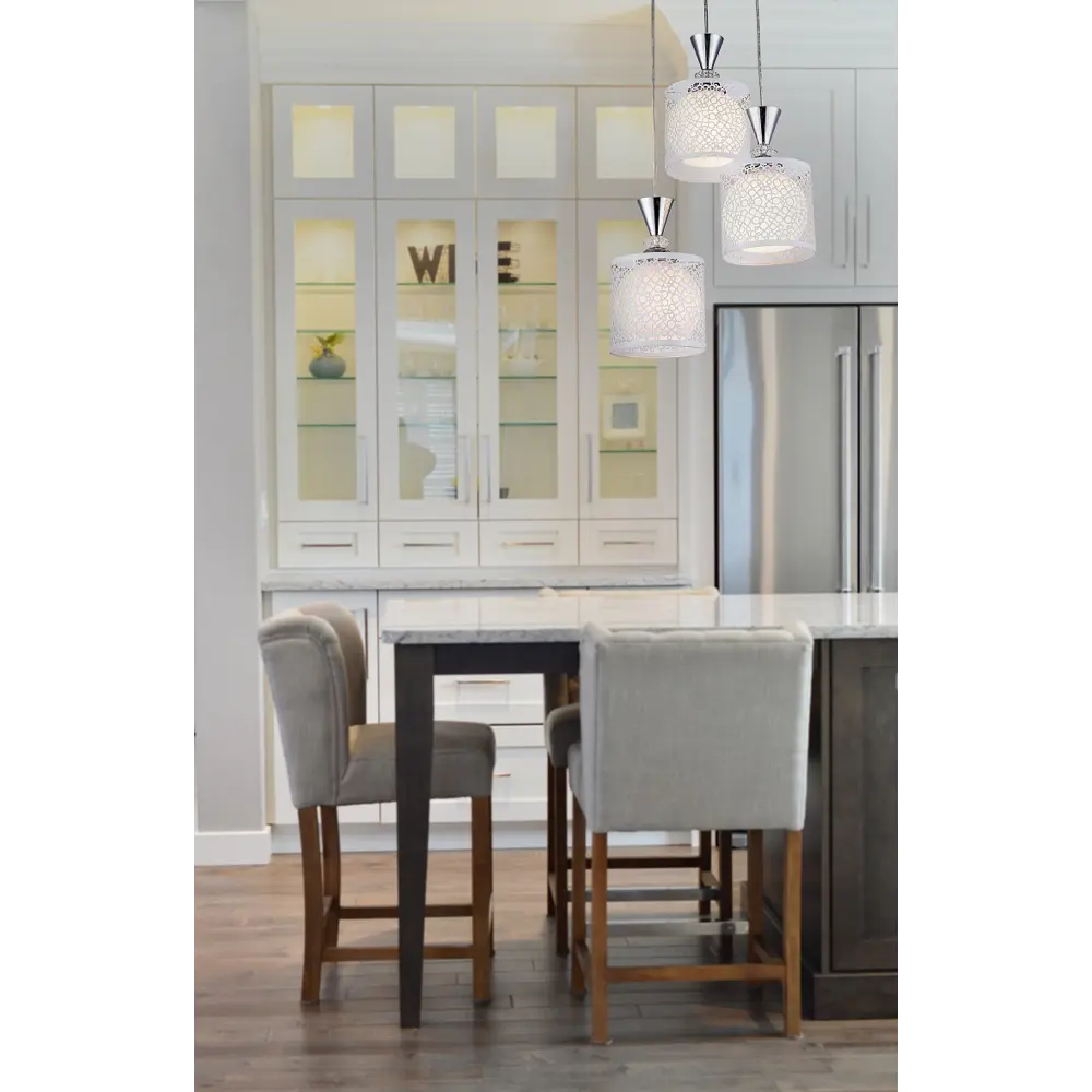 Люстра каскадная хрустальная подвесная Pablo 3xE27x40 Вт LAMPLANDIA STLM-2112962 - Вид №11