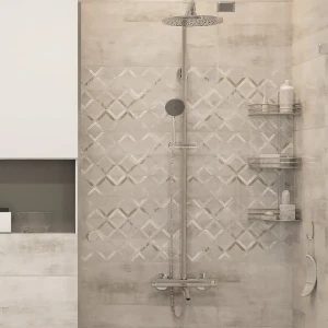 Декор LB Ceramics Сноувинд 60×30 см - керамогранит с геометрическим узором 85604801