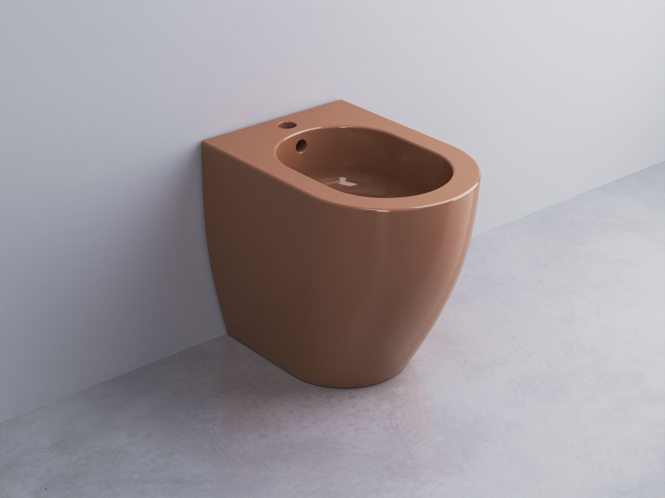 SMBIDR-NI Биде напольное с одним отверстием под смеситель Mini 48 cielo Smile Ceramica Cielo