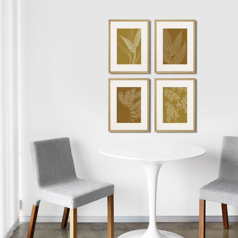 Картина 42х32 см The Fern Collection №30 КАРТИНЫ В КВАРТИРУ  00-3894679 Коричневый  - Вид №2