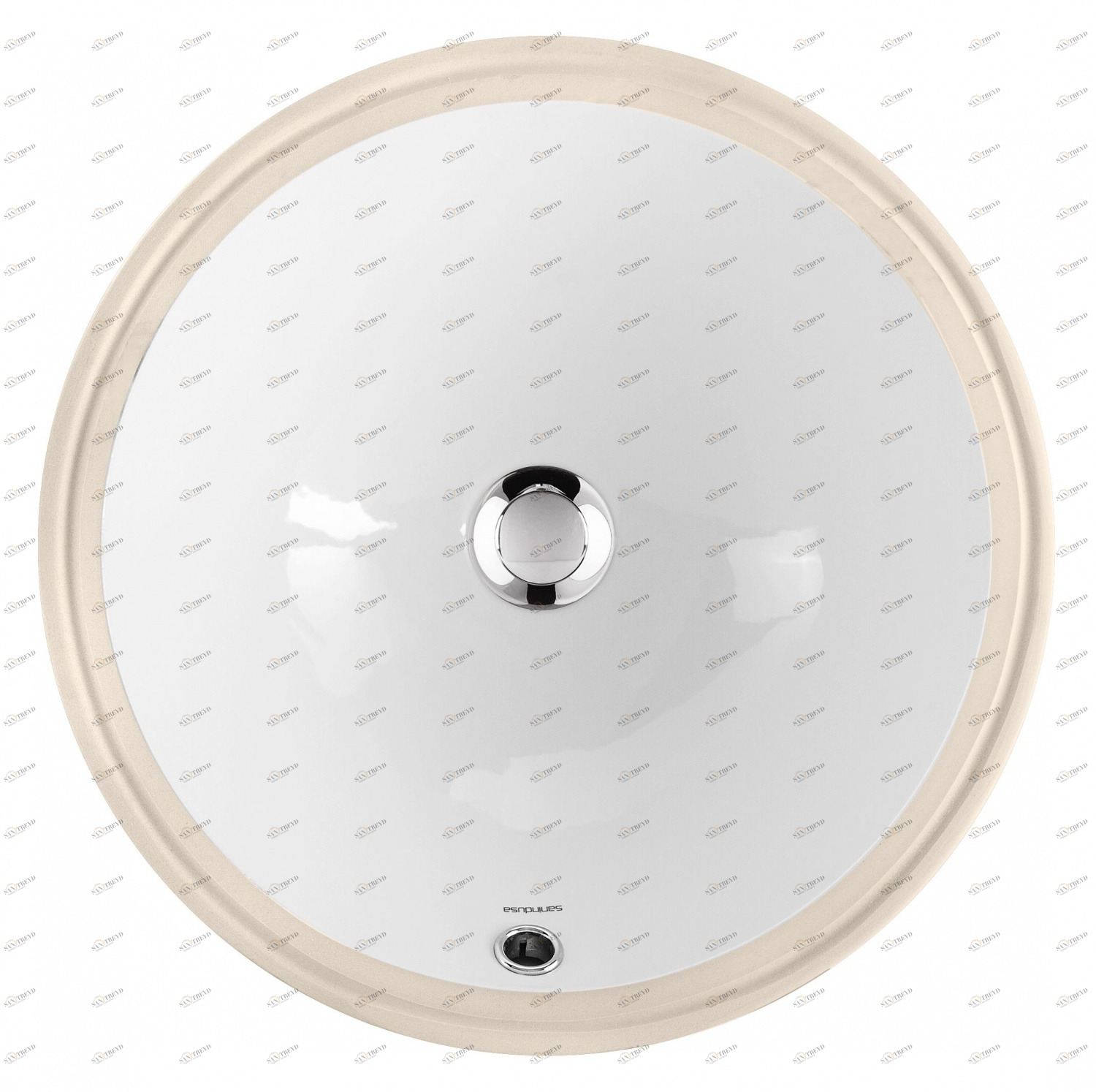 108760004 Накладная раковина под столешницу  круглая Sanindusa Arc
