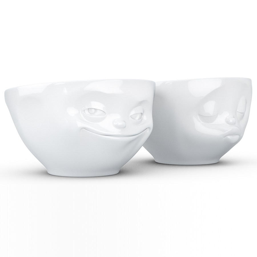 T01.22.01 Набор из 2 чаш tassen grinning & kissing 200 мл белый Tassen by FIFTYEIGHT PRODUCTS  - Вид №6