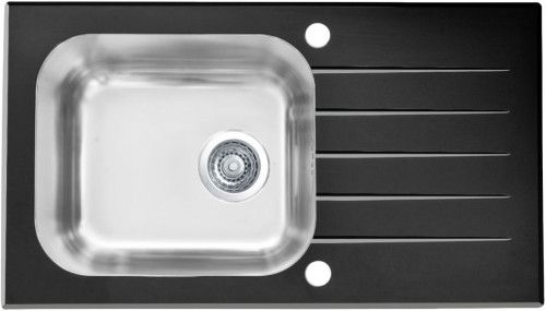 Мойка Alveus Vitro 20 черное стекло 1114558