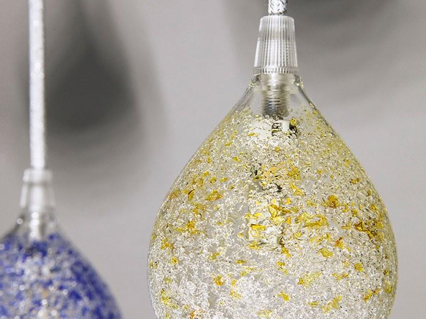 ENGI Светодиодная подвесная лампа из дутого стекла  Enal  - Вид №3