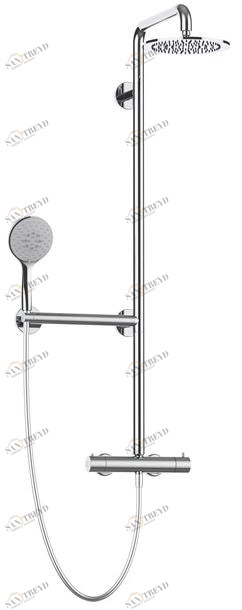 Ponte Giulio Душевая стойка из нержавеющей стали с боковой ручкой Solo sun-id-1424960