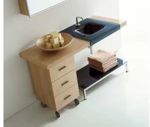 LASA IDEA Модульная тумба под умывальник из дуба Mariposa