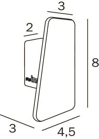 INDA® Крючок для халата из латуни Logic A5520a/a5520b - Вид №3