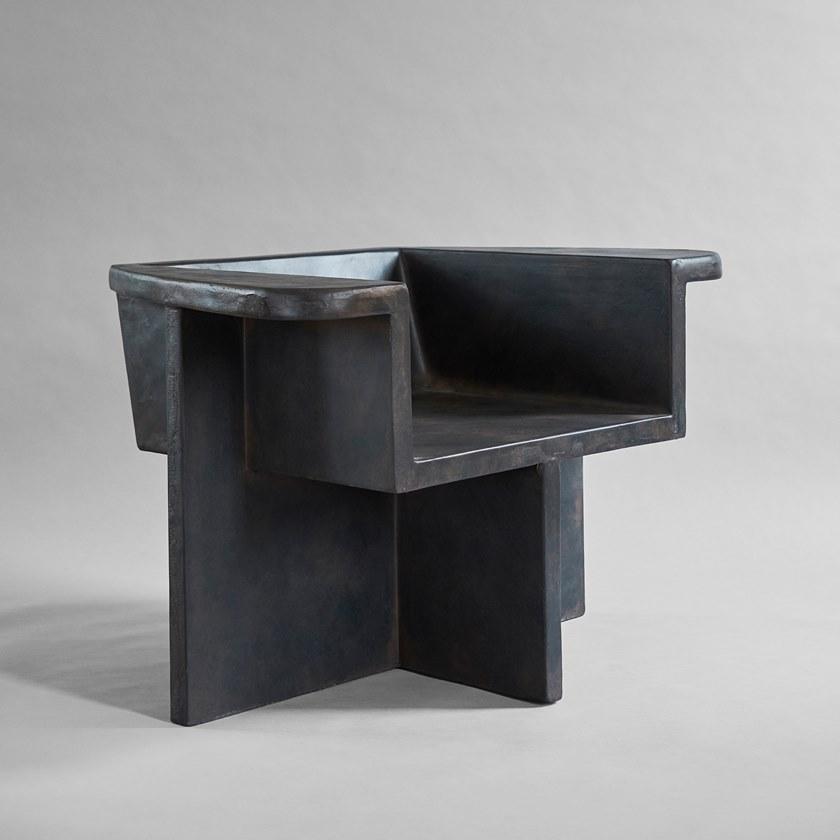 101 Copenhagen Кресло из фибробетона с подлокотниками Brutus 201006 - Вид №1