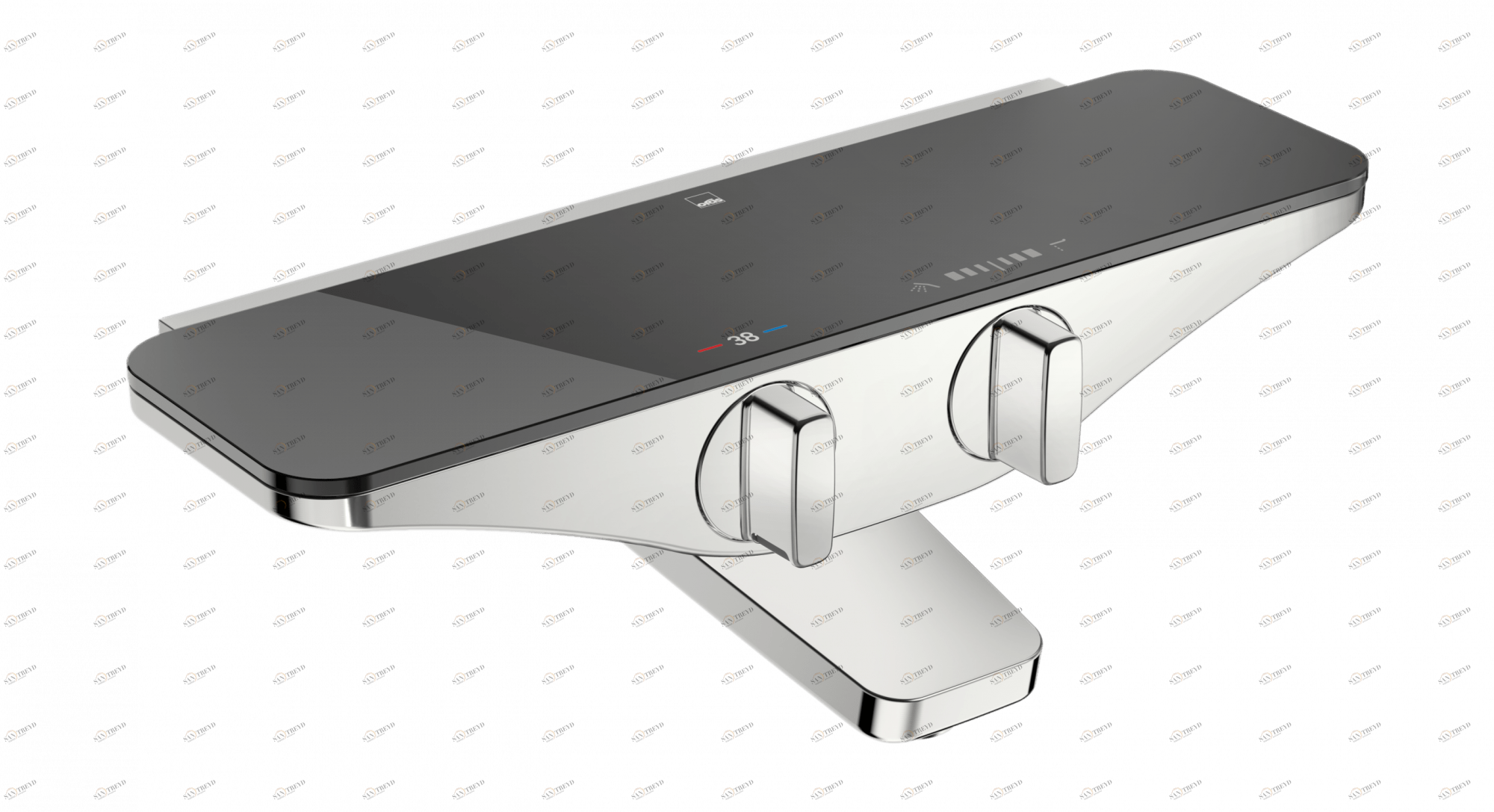 Oras 7540U-15 Cмеситель для ванны и душа 7540U-15 Esteta Хром/Серый 