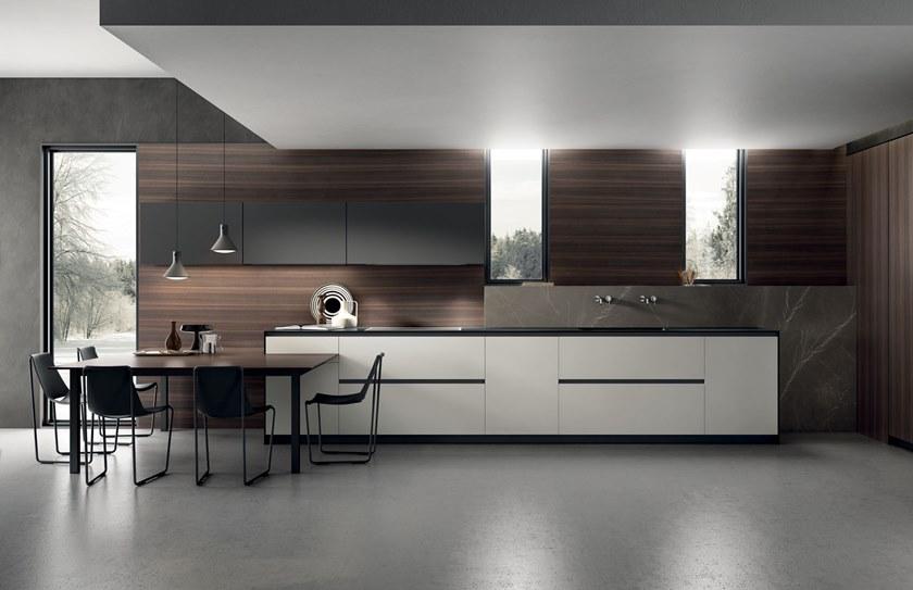 Aster Cucine Линейная лакированная кухня Contempora sun-id-1417650 - Вид №2