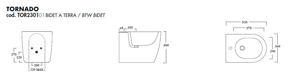 Напольное оконное биде Olympia Ceramica ARCH-00131591 - Вид №4