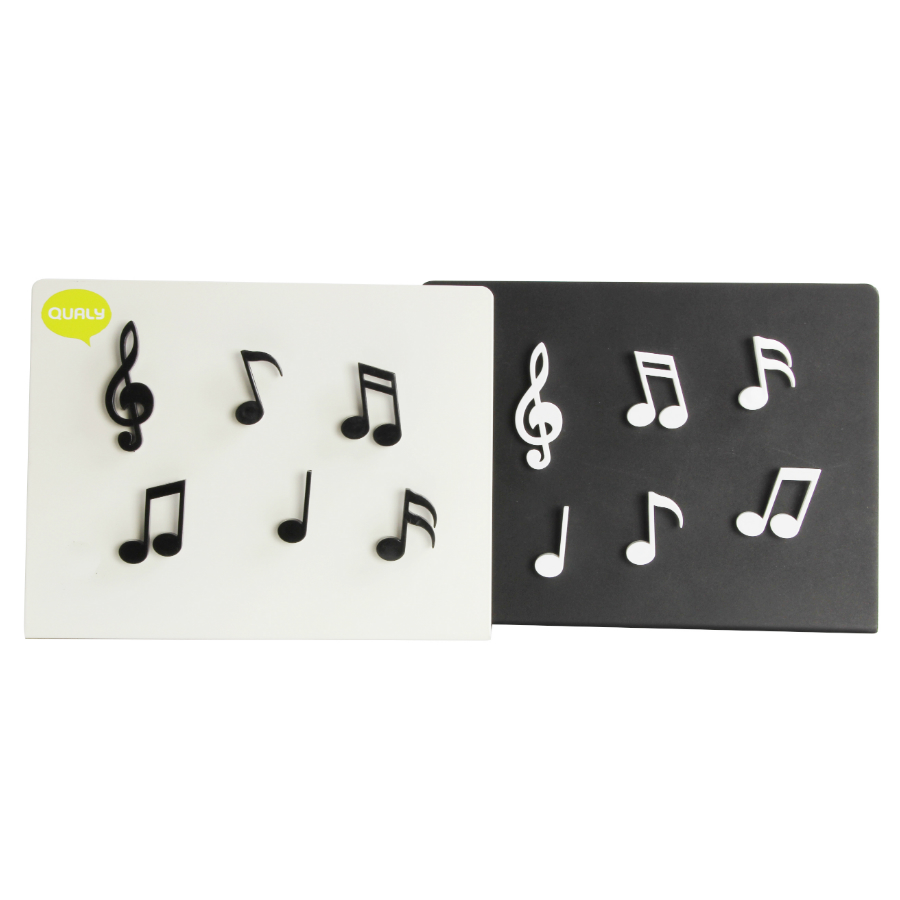 QL10260-BK Магниты на холодильник melody, 6 шт. Qualy  - Вид №6