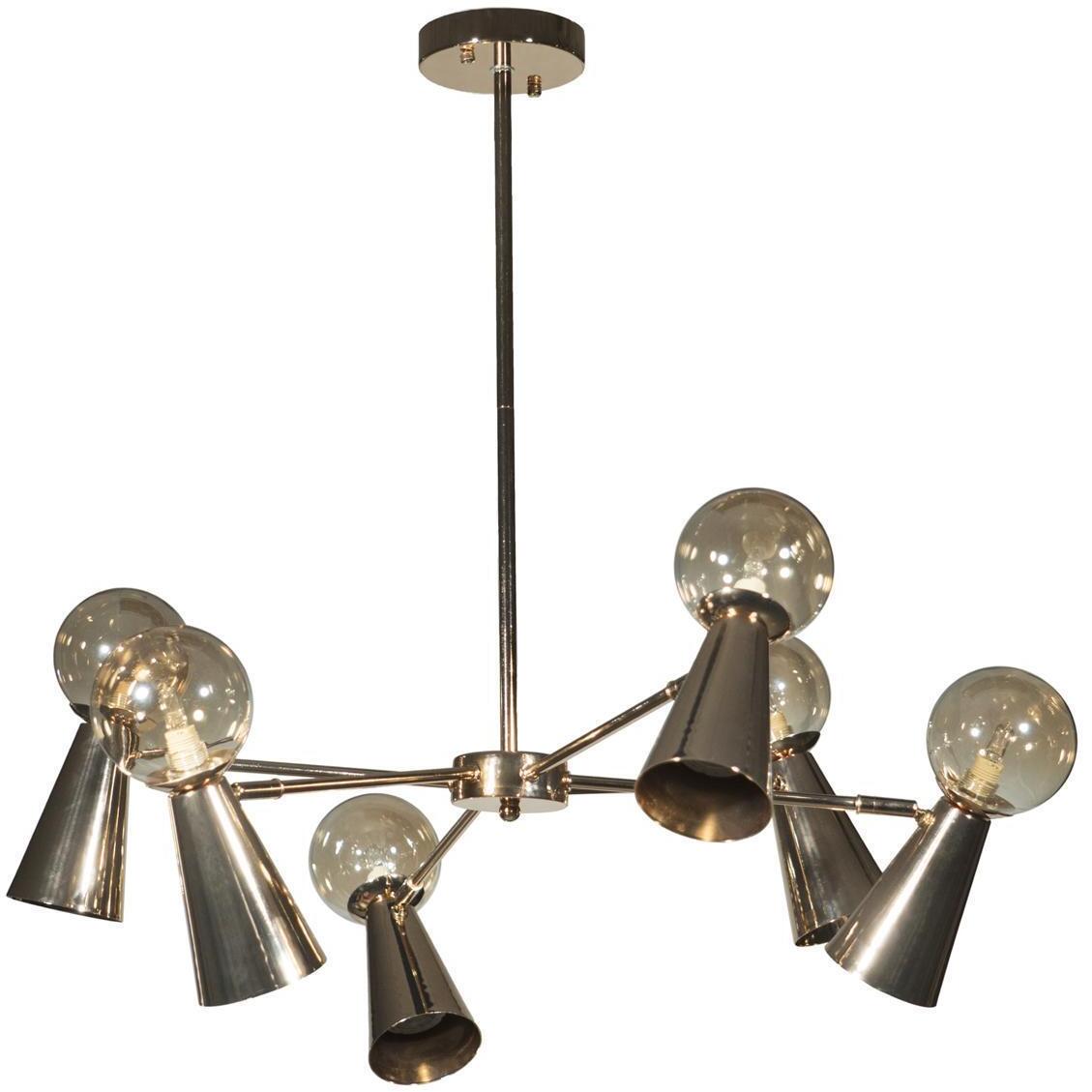 10046/6 Gold Подвесная люстра Loft IT Halley