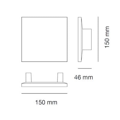 Светодиодный уличный настенный светильник в BETALY® In Stock 9010 девяносто десять ARCH-00007073 - Вид №1